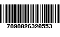 Código de Barras 7898026320553