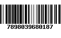 Código de Barras 7898039680187