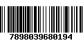 Código de Barras 7898039680194