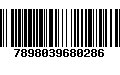 Código de Barras 7898039680286