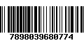 Código de Barras 7898039680774