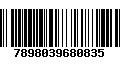 Código de Barras 7898039680835