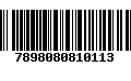 Código de Barras 7898080810113