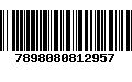 Código de Barras 7898080812957