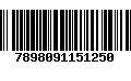 Código de Barras 7898091151250