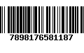 Código de Barras 7898176581187