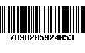 Código de Barras 7898205924053