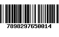 Código de Barras 7898297650014