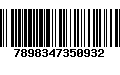 Código de Barras 7898347350932