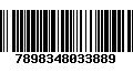 Código de Barras 7898348033889