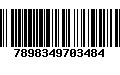 Código de Barras 7898349703484