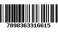 Código de Barras 7898363316615