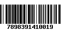 Código de Barras 7898391410019