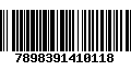 Código de Barras 7898391410118