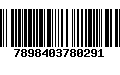 Código de Barras 7898403780291