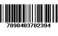 Código de Barras 7898403782394