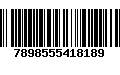 Código de Barras 7898555418189