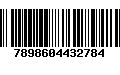 Código de Barras 7898604432784