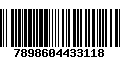 Código de Barras 7898604433118