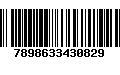Código de Barras 7898633430829