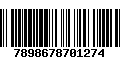 Código de Barras 7898678701274