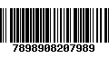 Código de Barras 7898908207989