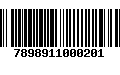 Código de Barras 7898911000201