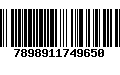 Código de Barras 7898911749650