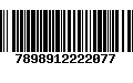 Código de Barras 7898912222077