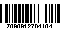 Código de Barras 7898912704184