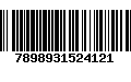 Código de Barras 7898931524121