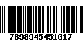 Código de Barras 7898945451017