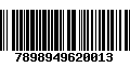 Código de Barras 7898949620013