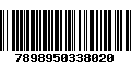 Código de Barras 7898950338020