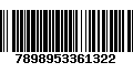 Código de Barras 7898953361322