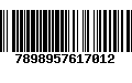 Código de Barras 7898957617012