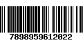 Código de Barras 7898959612022