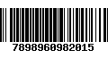 Código de Barras 7898960982015