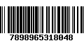 Código de Barras 7898965318048