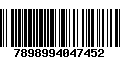 Código de Barras 7898994047452