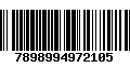 Código de Barras 7898994972105