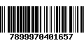 Código de Barras 7899970401657