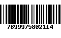 Código de Barras 7899975802114