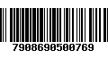 Código de Barras 7908690500769