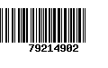 Código de Barras 79214902