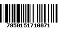 Código de Barras 7950151710071