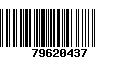 Código de Barras 79620437