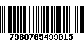 Código de Barras 7980705499015