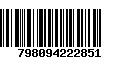 Código de Barras 798094222851