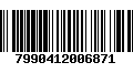 Código de Barras 7990412006871